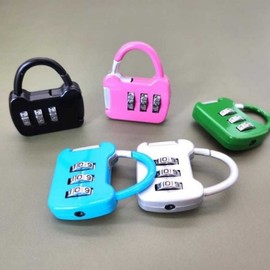 Mini Pink Dial Lock Cute Lock 3ea