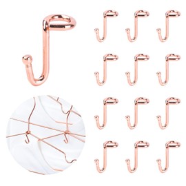 Koobay Clothes Hanger 36Pcs Connector Hooks Stable Hanger Rose Gold Metal Outfit Hangers Extender Clips Mini Cascading Hangers Hooks