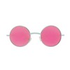 Round Pink Lens Sunglasses S Rose Gold Frame