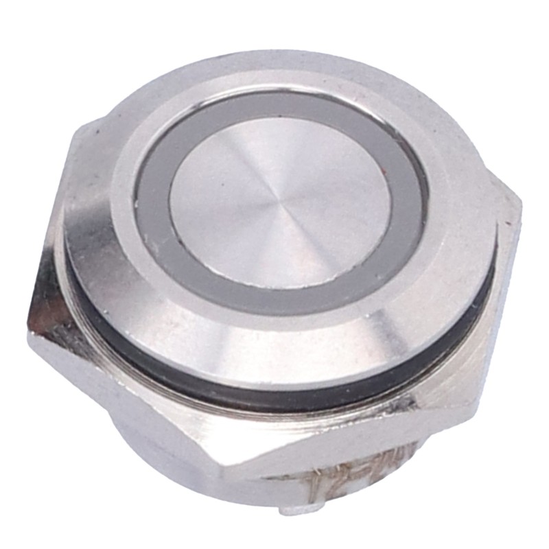 5Pcs Momentary Push Button Switch Metal Auto Reset Ultra Thin