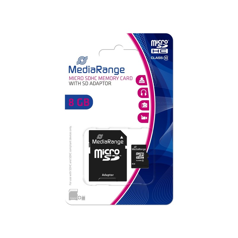 Media Range MR957 MicroSDHC Micro SDHC Memory Card