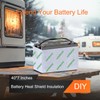 40"x7" Car Battery Insulation Kit - Thermal Wrap & Heat