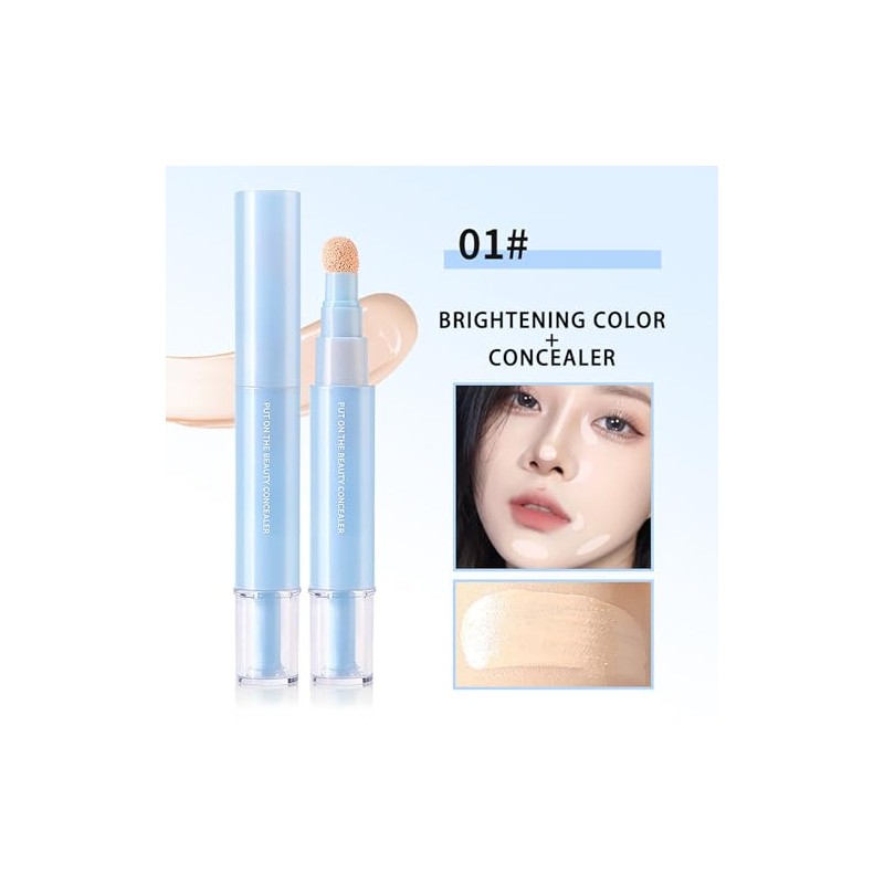 Corrector Líquido para Ojos con Doble Acción, Diseñado Específicamente para