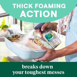 Seventh Generation Foaming Dish Spray, Honey Crisp Apple, 3 Refills and 1 Sprayhead