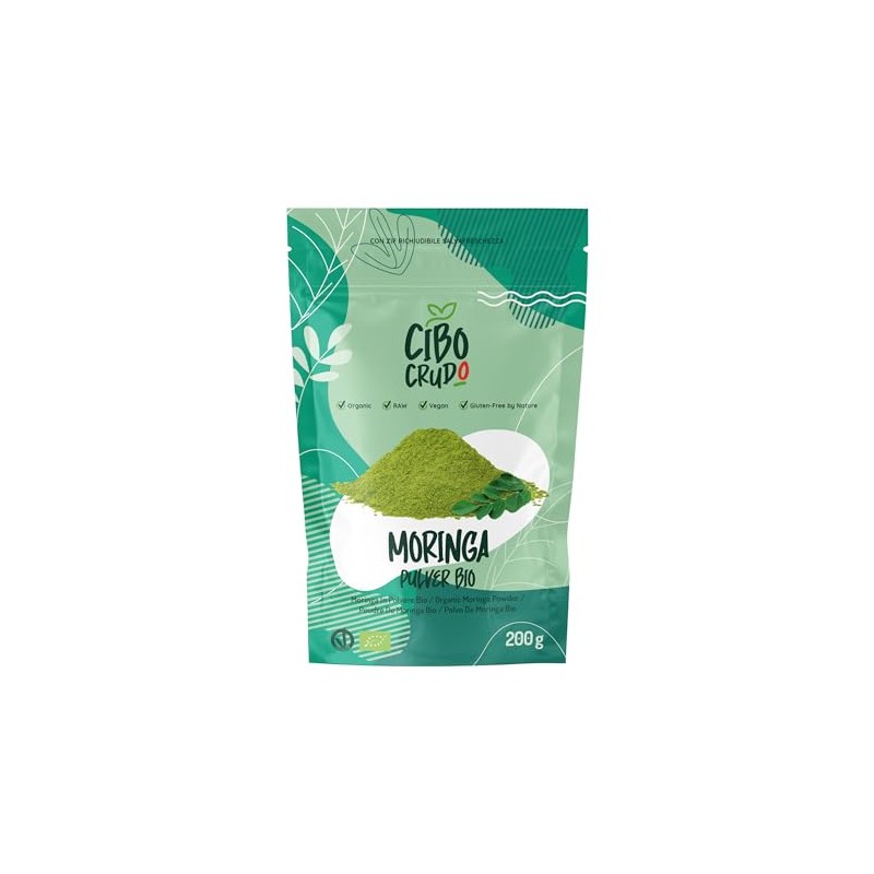 Moringa Powder Organic - 200 g Moringa Oleifera Leaves Powder