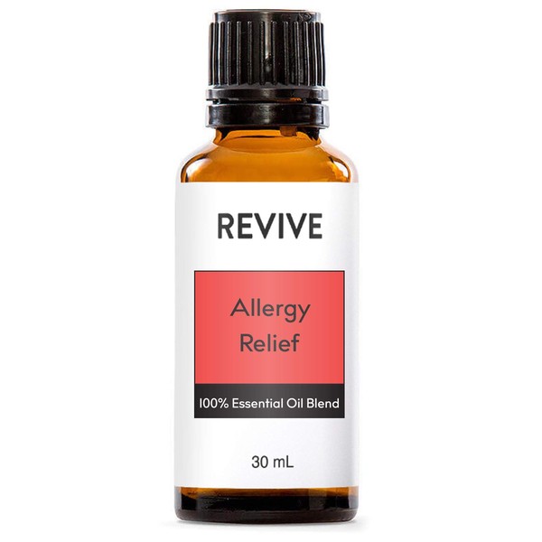 Allergy Relief Essential Oil Blend 30mL by Revive Essential Oils - 100% Pure Therapeutic Grade, For Diffuser, Humidifier, Massage, Aromatherapy, Skin & Hair Care