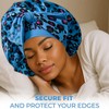 Discover Premium Double Layer Silk Satin Sleeping Bonnets Designed for