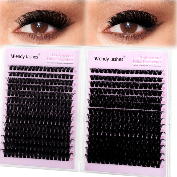 DIY D Curl Lash Clusters Natural Look Individual Cluster Lashes