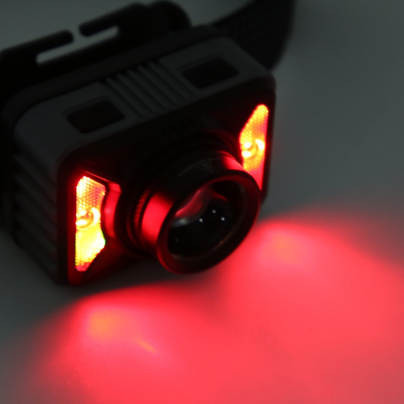 XHP50 Strong Brightness Zoom Induction Front Light Builtin Battery USB