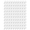100Pcs Star Binder Clips Hollow Out Cartoon Style Strong Clamping