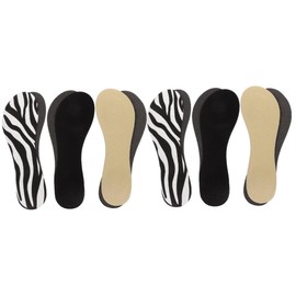 Ipetboom 2sets Breathable Insoles Shoe Cushion Slip Sports Shoe Pads for Comfort and Support Mixed Color for Daily Walks and Exercise 3pairs*2