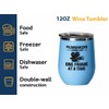 Filmmaker Blue Edition Wine Tumbler 12oz - Filmmakers Living life
