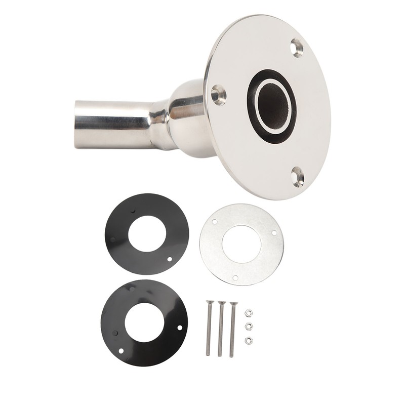22mm Thru Hull Exhaust Skin Fitting Socket 316 Stainless Steel