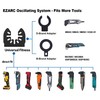 EZARC Carbide Oscillating Saw Blades, Multitool Blades Quick Release for
