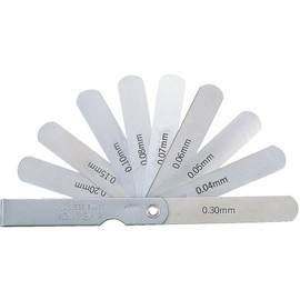 TRUSCO(トラスコ) スキマゲージ12.7幅長さ75範囲0.04~0.30 T172MA