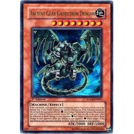 Yu-Gi-Oh! - Ancient Gear Gadjiltron Dragon (SD10-EN001) - Structure Deck 10: Machine Re-Volt - Unlimited Edition - Ultra Rare