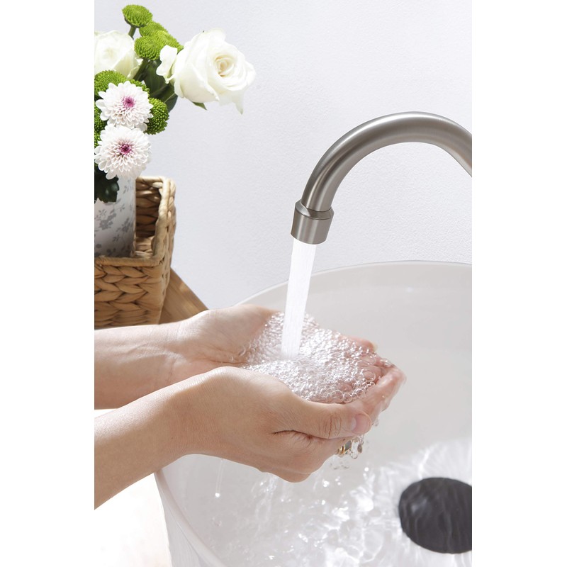 SITGES Wall Faucet,Two Handle Bathroom Sink Wall Mount Faucet with