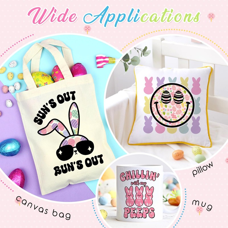 Tintnut Easter Egg Infusible Transfer Ink Sheets - 12 Sheets