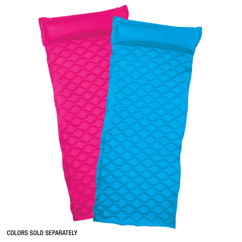 Poolmaster Roll 'N Go Swimming Pool Mattress Float, Pink Large