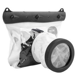 Underwater Waterproof Doving Case Bag 20M for Nikon DSLR Camera Underwater Case Oil Proof Camera Diving Bag (White)