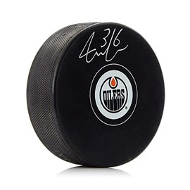 Jack Campbell Autographed Edmonton Hockey Puck