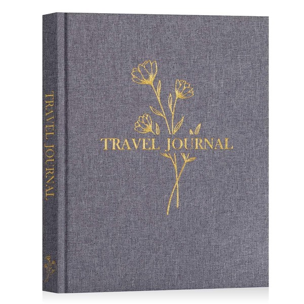 Lanpn Travel Photo Journal Notebook for Women Men, Linen Travel