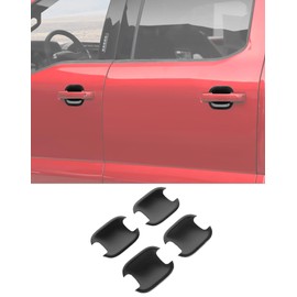 DSWSQ Door Handle Bowl Cover Compatible for Ford F150 2021 2022 2023 2024 Accessories Car Exterior Door Handle Bowl Scratch Protector (Carbon Fibre)
