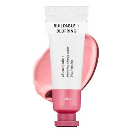 Glossier Cloud Paint, rubor en crema para mejillas – Tinte en gel rosa frío, mezcla de capas transparentes y pigmentos difuminables con colágeno y pig