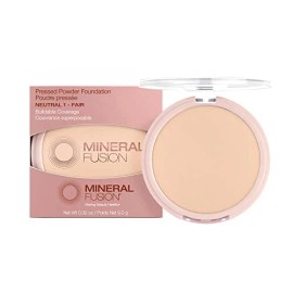 Mineral Fusion Pressed Powder Foundation 0.32 Ounce Natural Glow Finish