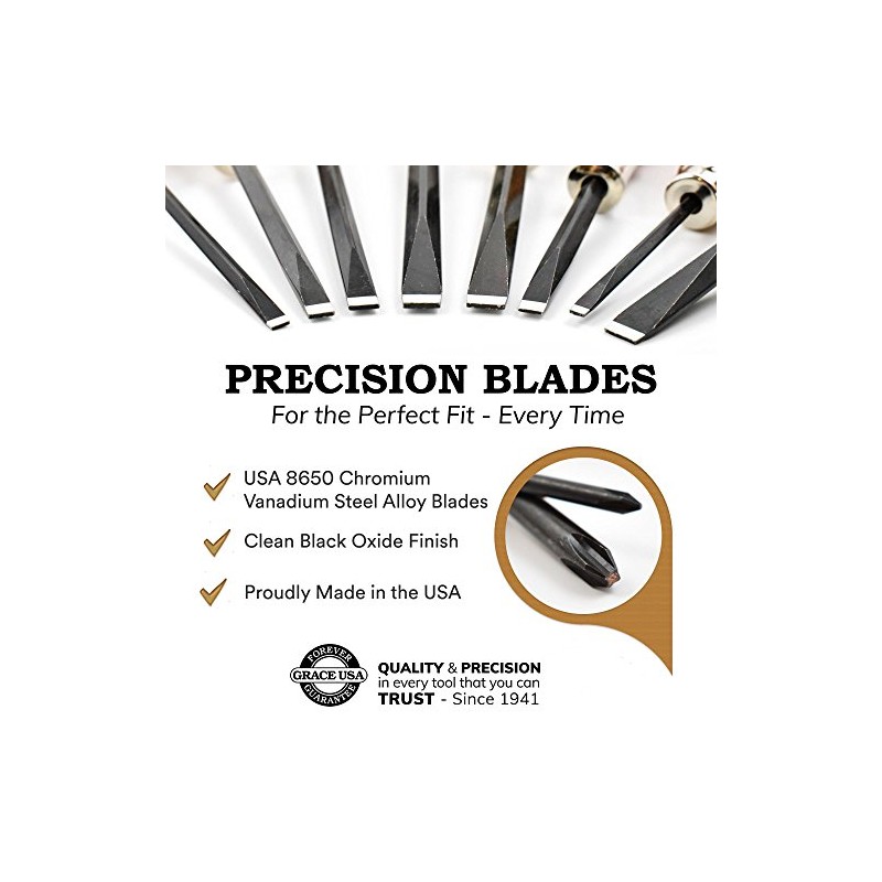 Grace USA - Phillips Screwdriver Set - DP5 - Gunsmithing