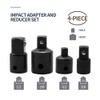 4 Piece 4957 Impact Socket Adapter and Reducer Set, 3/8