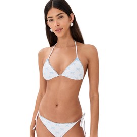 Solid & Striped Women's x The Summer I Turned Pretty The Iris Top, Embroidered Bows, S