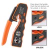 AOWIZ RJ45 Crimp Tool Pass Through Ethernet Crimper Tool for