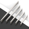 Amerdeco 10 Pack Brushed Satin Nickel Cabinet Pulls 5 Inch(128MM)
