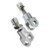 Riloer 2x Footrest Support Mount Clevis Compatible with Harley Most