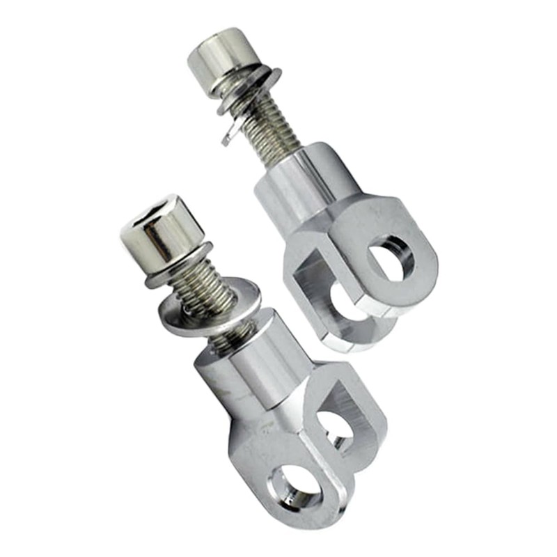 Riloer 2x Footrest Support Mount Clevis Compatible with Harley Most