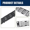 FZJDSD Black Front Bumper Cover Lower Grille Insert Trim ML3Z-17B968-AF