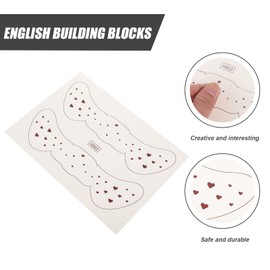 Beavorty 6 Sheets Template face Stickers Freckle Stickers Freckle Sticker Face Fake Sticker Women Stickers Fake Stickers Decal Make up Paper Applique