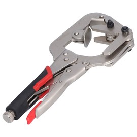 C Clamp Locking Pliers, Woodworking Welding Clamps 270° Rotation Chrome Vanadium Steel for Square Round Pipes for Wooden Cylinders