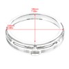 Rebacker Motorcycle 7" Headlight Trim Ring Headlight Cover for Harley