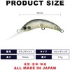 Lucky Craft 0842 Unfair 45F FISHER LURE (0842 Sesame Sherbet