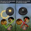 Solar-Replacement Top Lantern Waterproof String - 2 Packs Round Panels