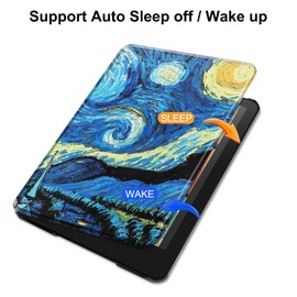 HGWALP Case for 7 Inch Kindle Paperwhite (12th Generation, 2024) & Kindle Colorsoft Signature Edition (1st Gen,2024), Slim Lightweight Shell Protective Case with Auto Sleep/Wake for Kindle Paperwhite