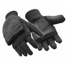 RefrigiWear Gloves 0404R Black LR Pop Top