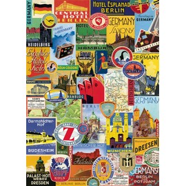 Cavallini & Co. Germany Collage Decorative Decoupage Poster Wrapping Paper Sheet