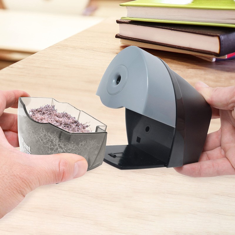Westcott Compact Electric Single Hole Horizontal Pencil Sharpener