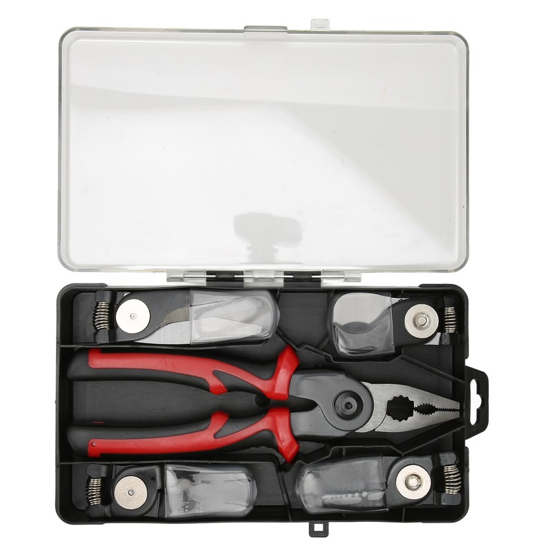 Wire Cutters Tool Steel 5 Replaceable Heads Anti Slip TPR