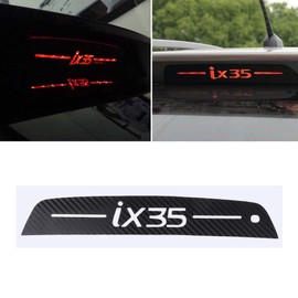 Xuniu Car Sticker, Rear Spoiler Boot Bumper Brake Light Sticker Carbon for Hyundai Tucson ix35