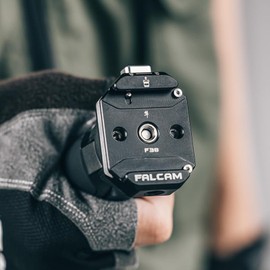 Falcam F38 Multi-Hole Quick Release Plate Kit, 38 mm Aluminium QS System with 1/4" to 3/8" Thread Adapter, Compatible with Sony Canon Tripods, Monopods, DSLR Stabilizers and Sliders
