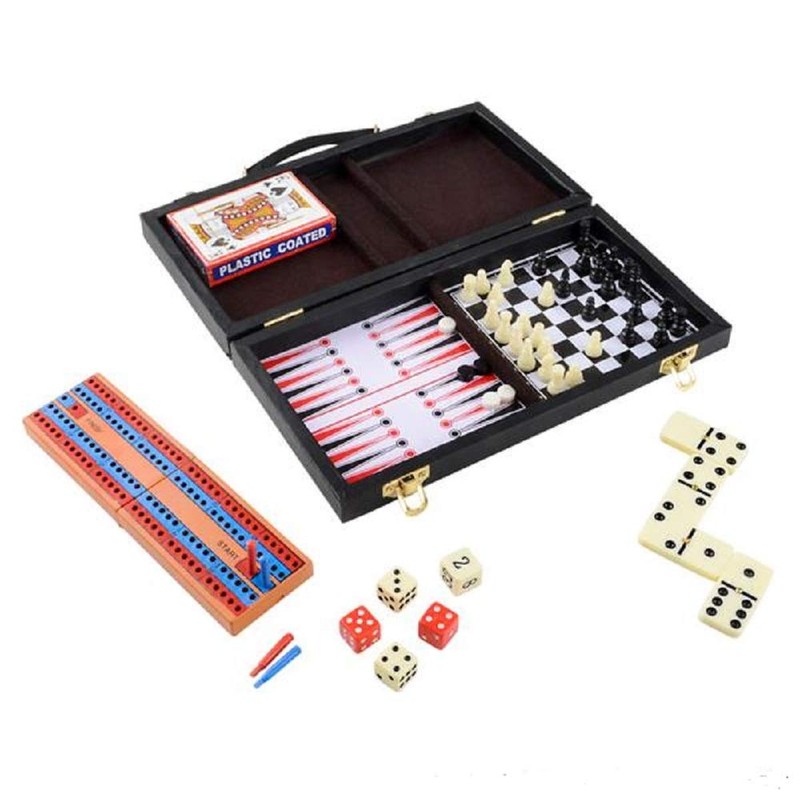 Rhode Island Novelty 11" 6-in-1 Game Set